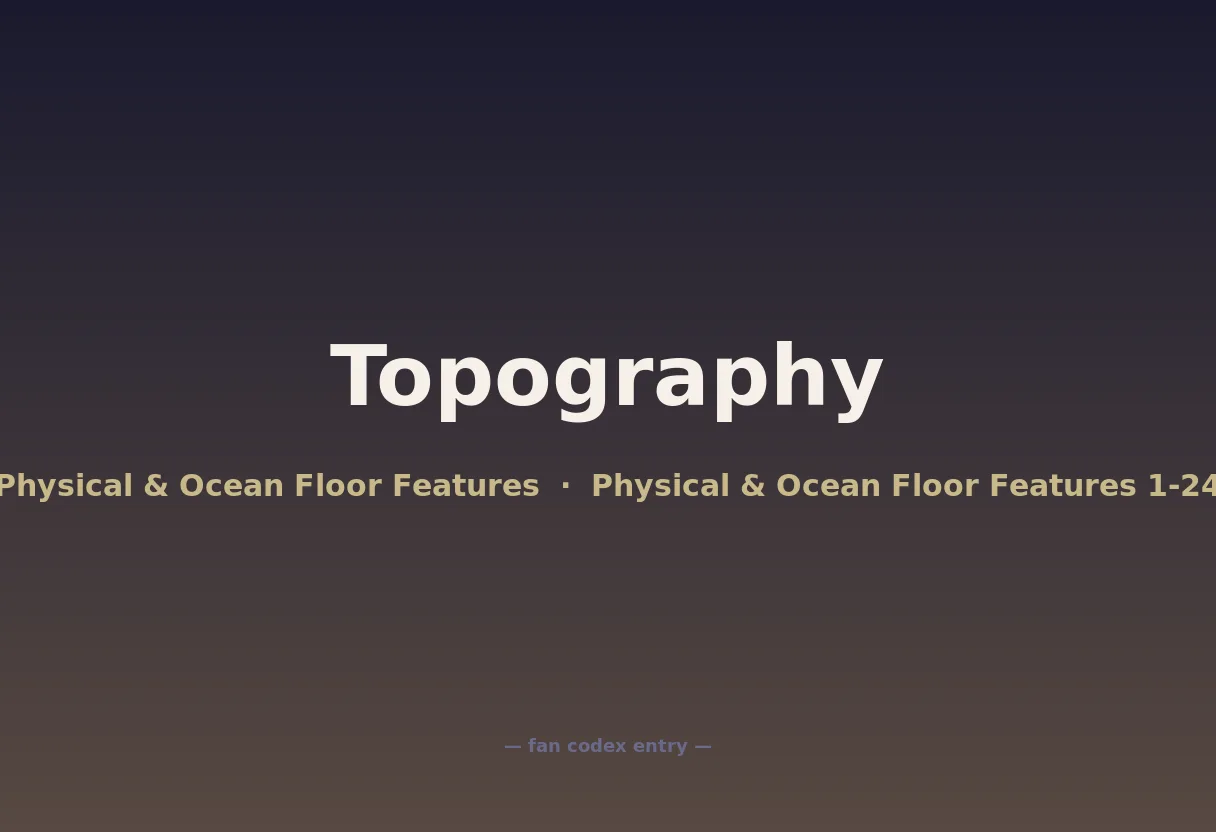 Topography